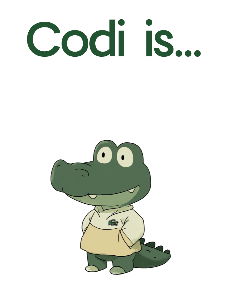 Codi, Lacoste's character created for China
